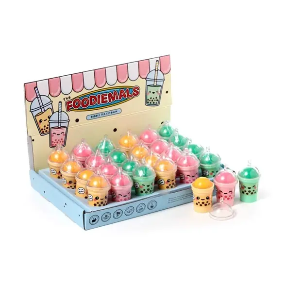 Utförsäljning Lip Balm in a Bubble Tea Shaped Holder (1 st)