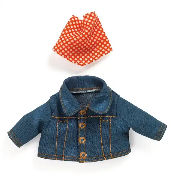 Rabatter Pomea dolls clothing, outfit blue jacket