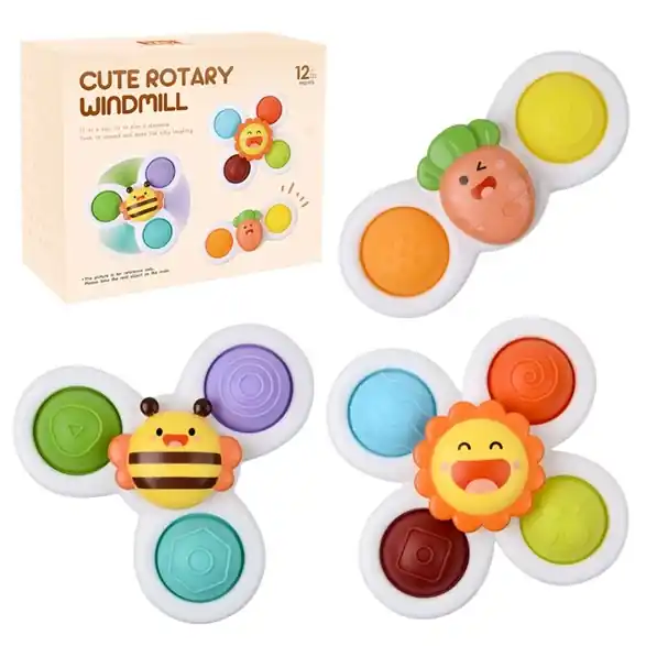 Spinner toys cute garden, 3-p Reapris