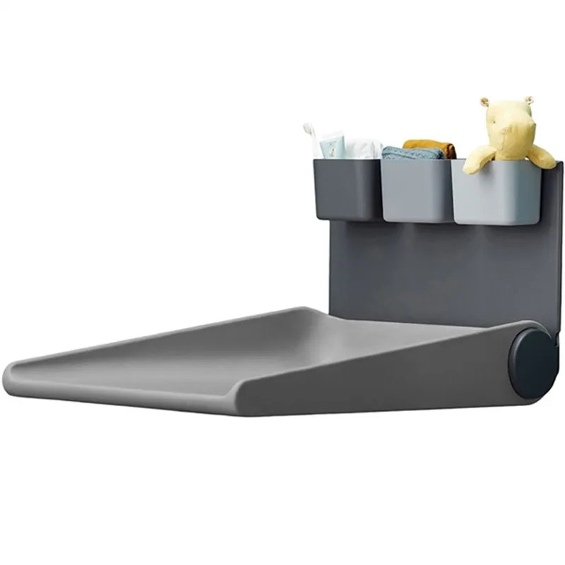 Leander Wally Væghængt Puslebord Dusty Grey Begränsat erbjudande