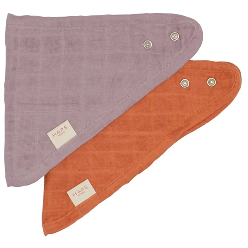 Haps Nordic Sui Muslin Mini Hagesmæk 2-pak Spring Mix Reapris