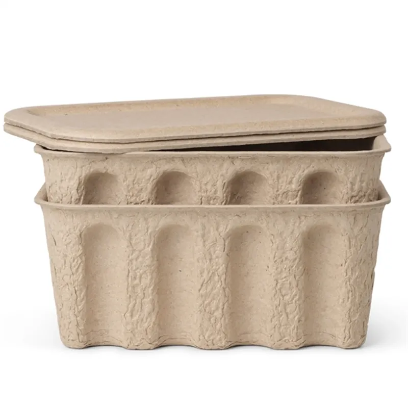 Begränsat erbjudande Ferm Living Paper Pulp Box Small 2 stk.