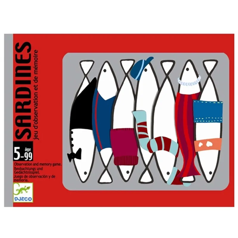 Djeco Kortspil Sardines Kampanjpris