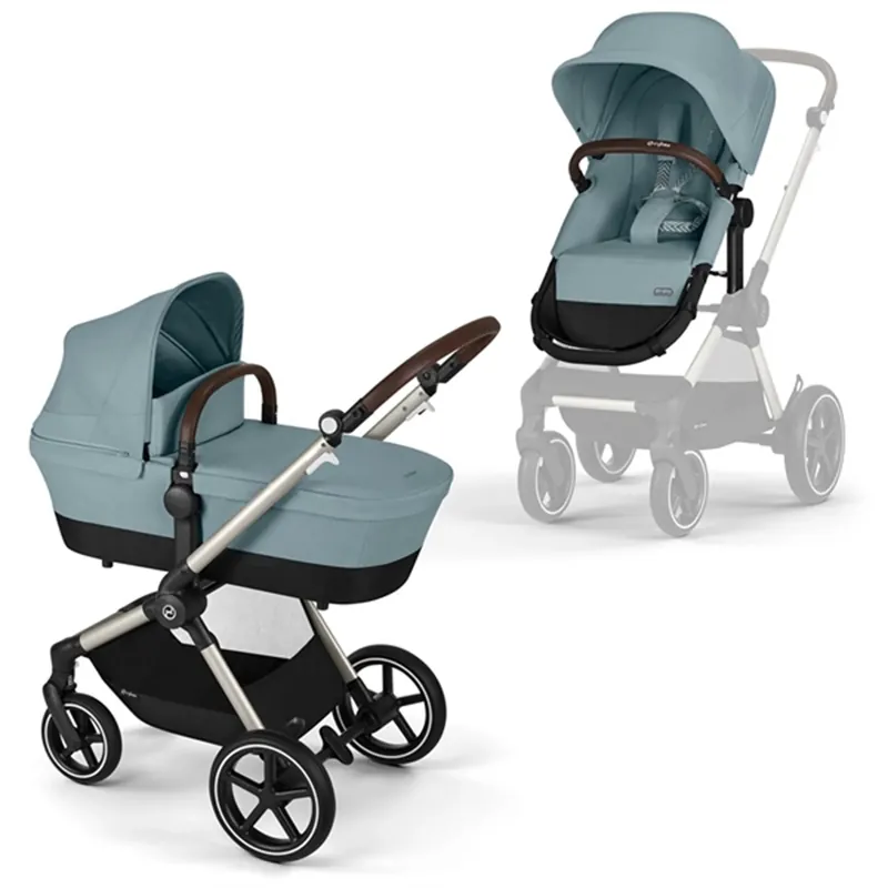 Kundfavorit Cybex Eos Lux Sky Blue 2-i-1 Sittvagn