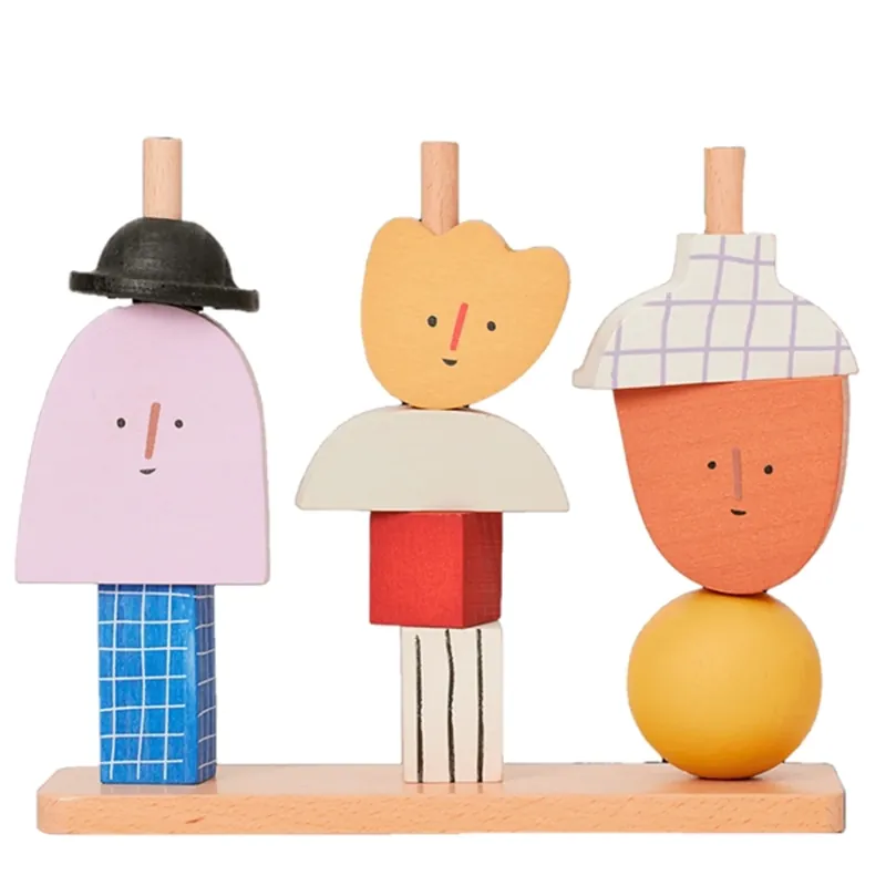 Ferm Living Character Staplingsblock Rosa prisnedsättning