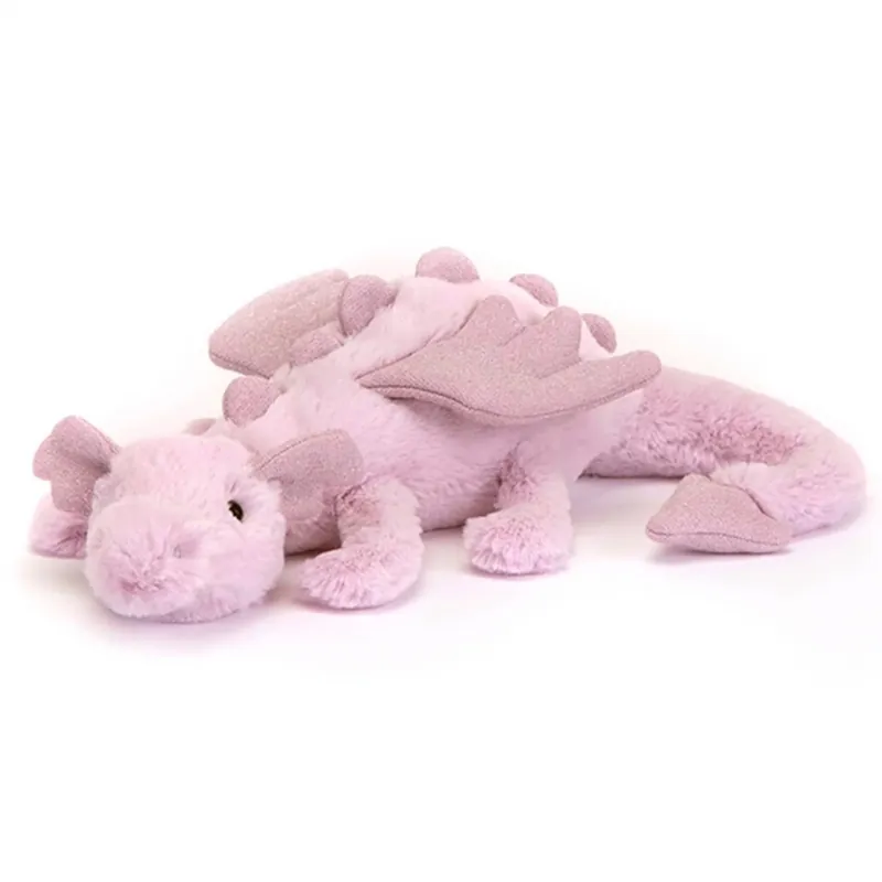 Endast denna vecka Jellycat Lavender Dragon 26 cm