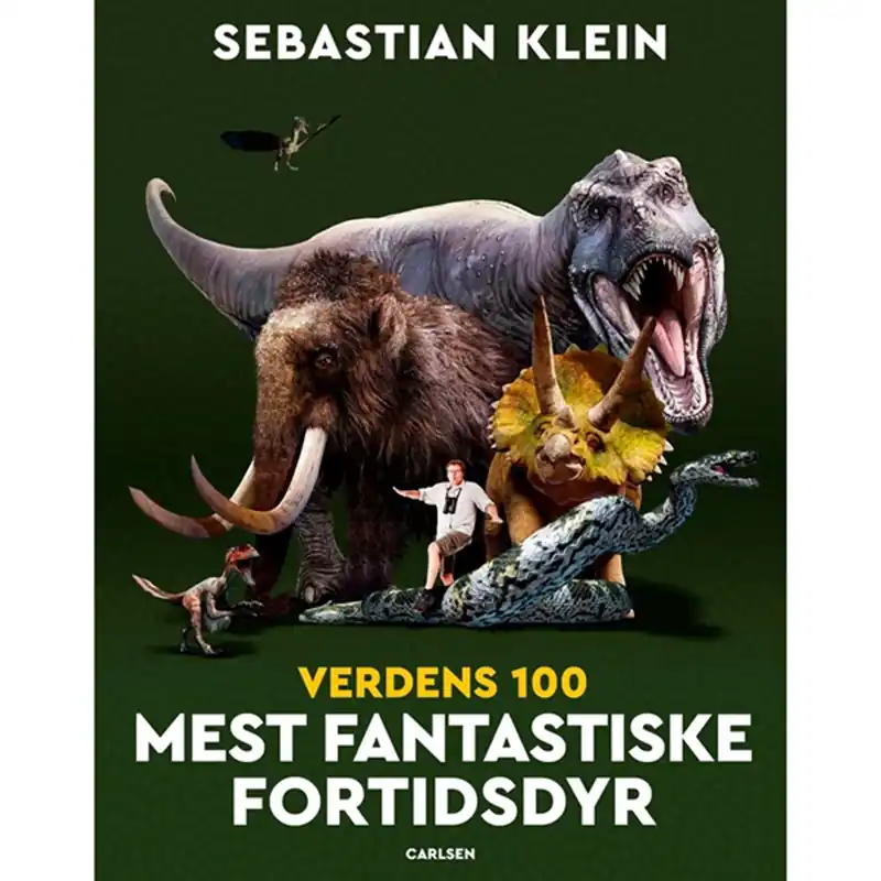 Forlaget Carlsen Sebastian Klein Mest Fantastiske Fortidsdyr I lager