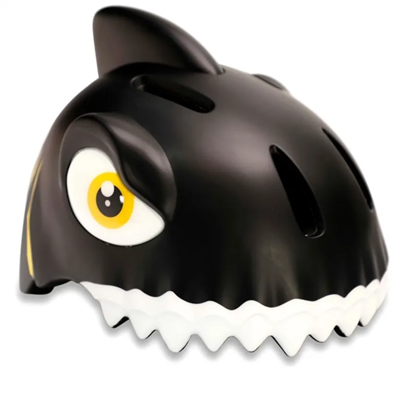 Crazy Safety Shark Cykelhjälm Black Rea