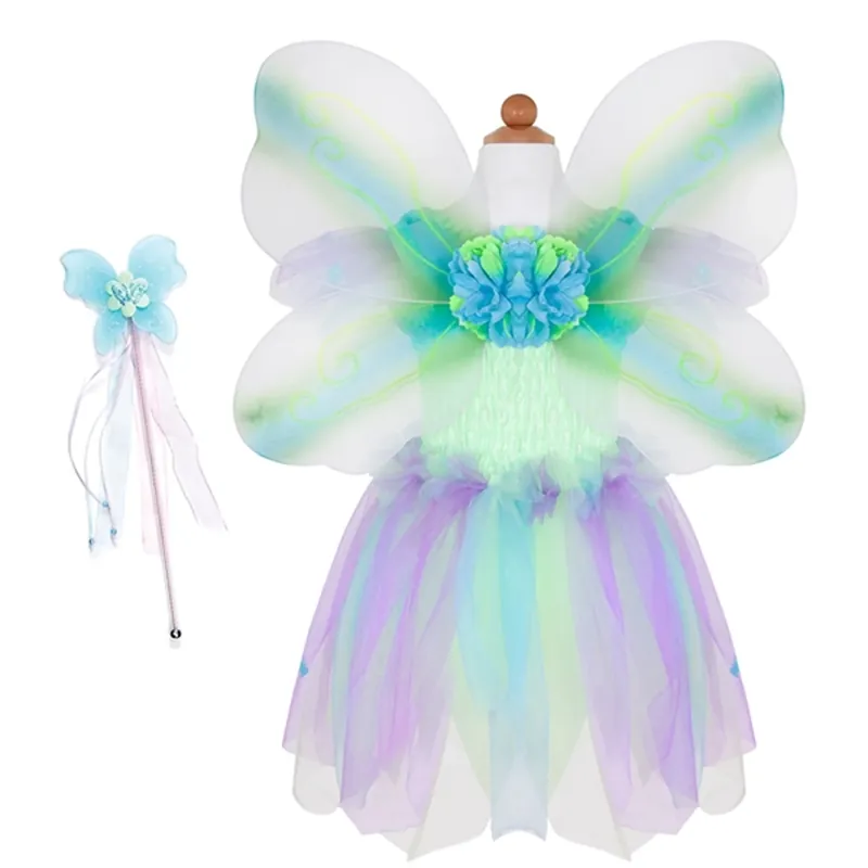 Great Pretenders Butterfly Dress & Wings With Wand Kampanjpris
