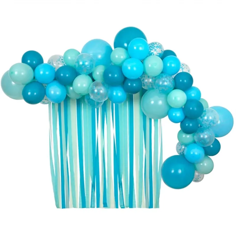 Populärt val Meri Meri Sjöjungfru Ballonforhæng Blå