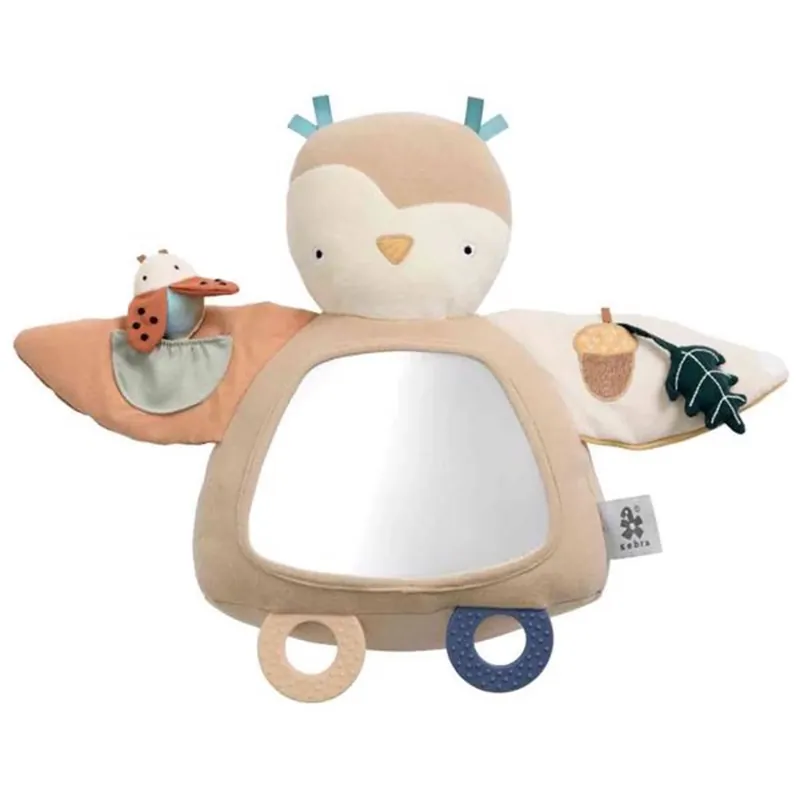 Expressleverans Sebra Activity Toys Owl Blinky Maple Beige