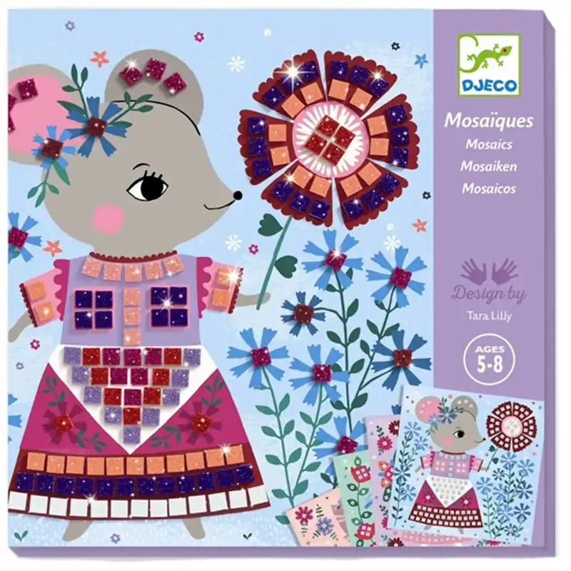 Lägg i varukorgen Djeco Mosaik set Söta Djur