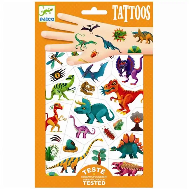 Djeco Tattoos Dino Begränsad tid
