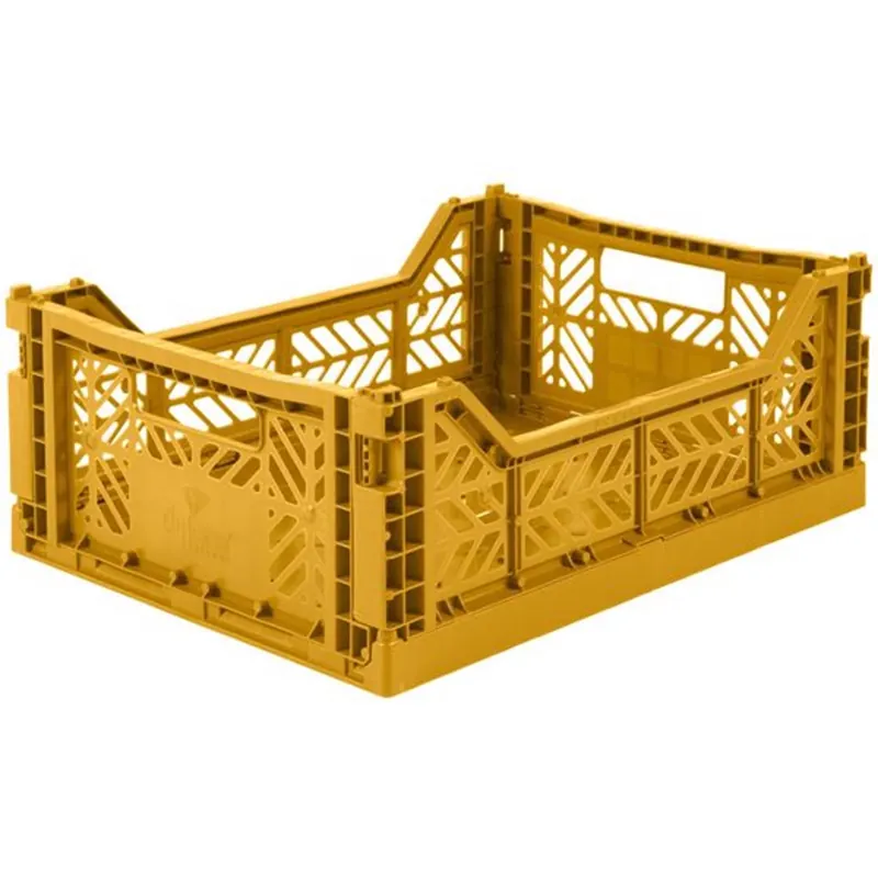 Aykasa Midi Folding Box Mustard Reapris