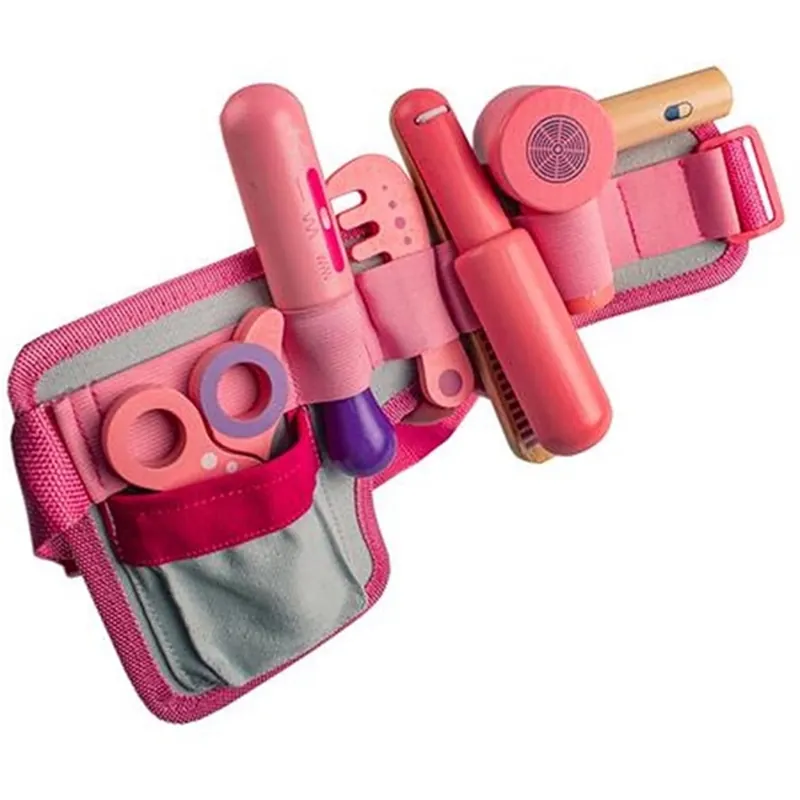 Magni Frisør Set I Träd M. Bälte Pink Populärt val