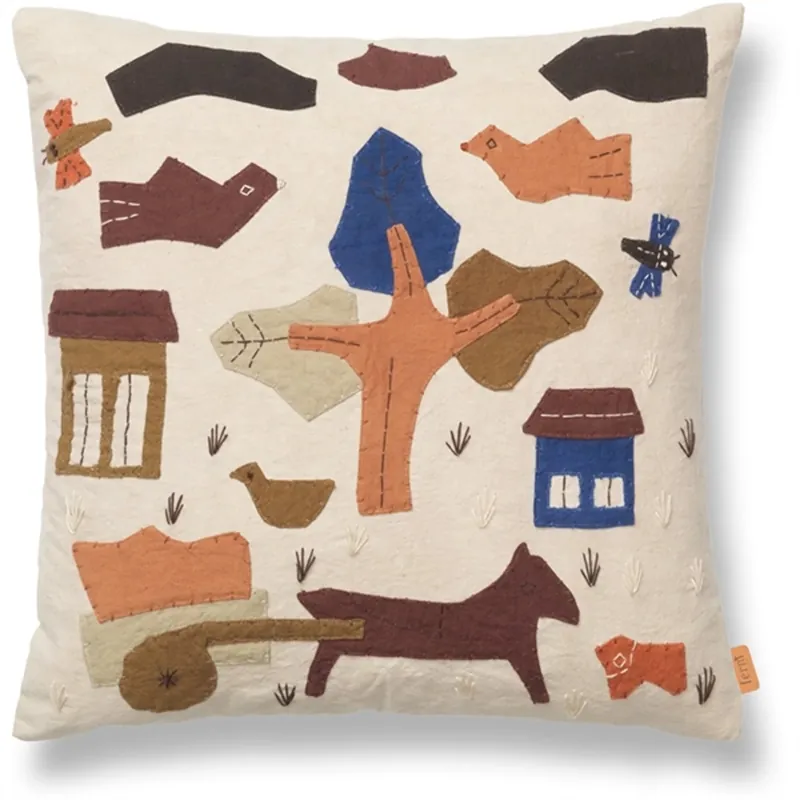 Kundfavorit Ferm Living Village Kudde Off-White