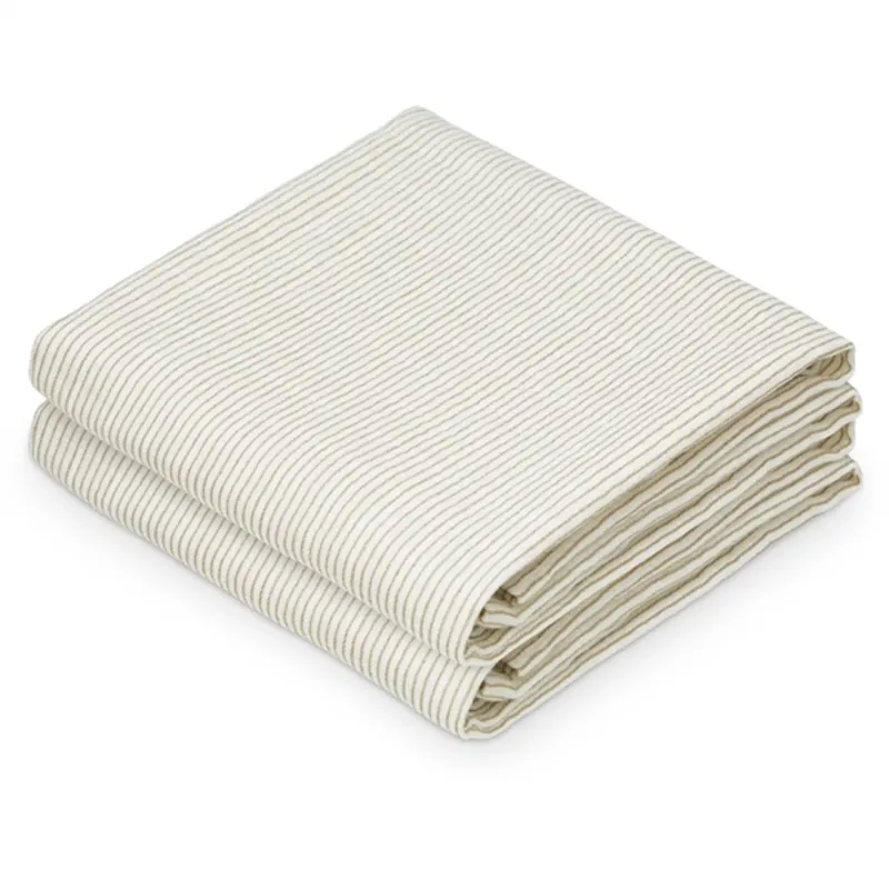 Cam Cam Copenhagen Tygblöjor 2-pack Classic Stripes Camel Erbjudande