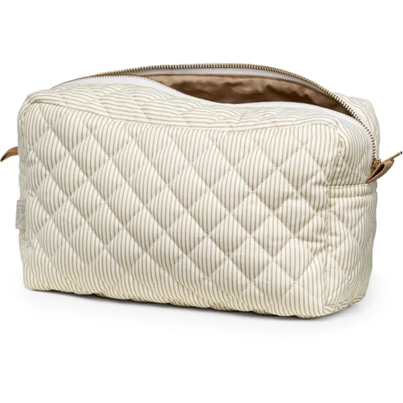 Cam Cam Copenhagen Necessär Classic Stripes Camel Kampanjpris