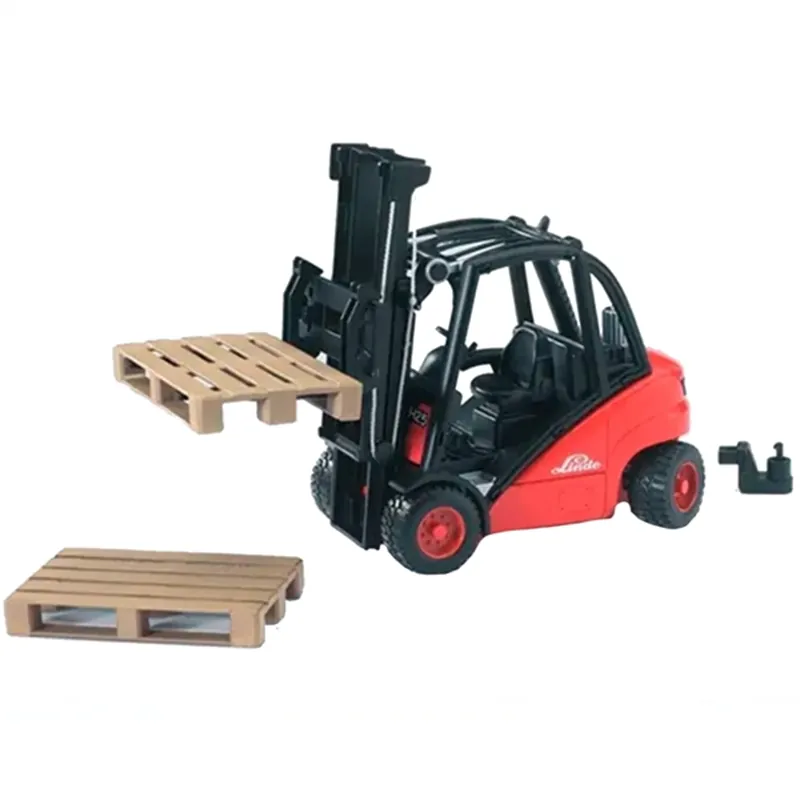Begränsat antal Bruder Linde Fork Lift H30D with 2 Pallets