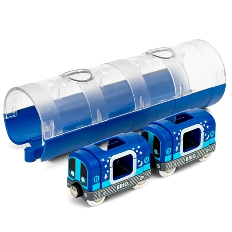 Snabb leverans BRIO® Metrotog m. Tunnel