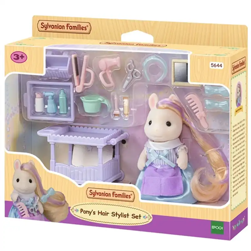 Sylvanian Families® Ponny Frisör Lekset Med Figur Populärt val