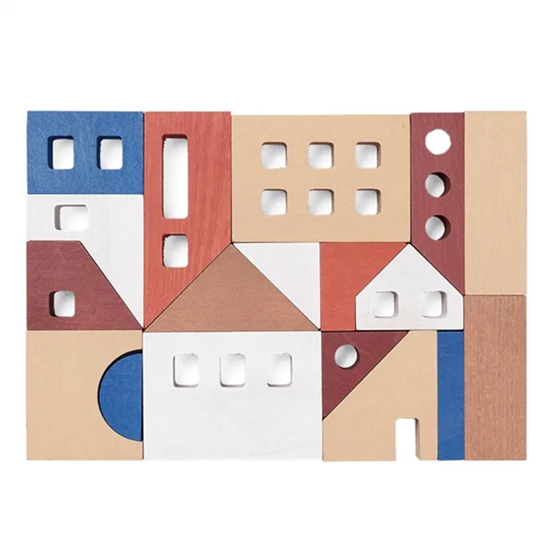 Ferm Living Little Artitect Klossar Dusty Brown Endast idag