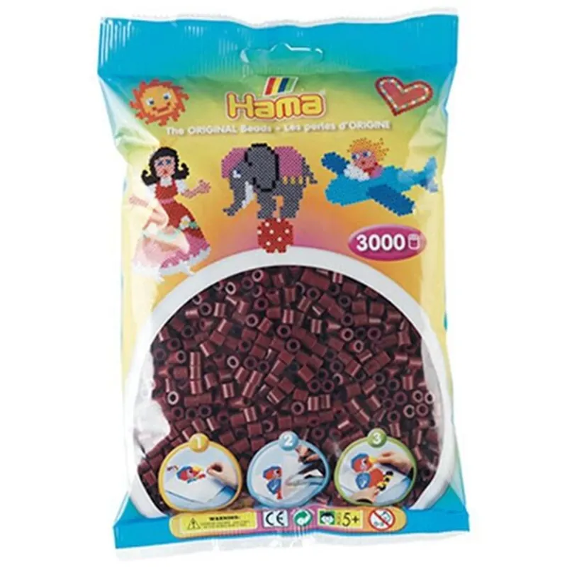 Populär HAMA Midi Beads 3000 pcs Bordeaux