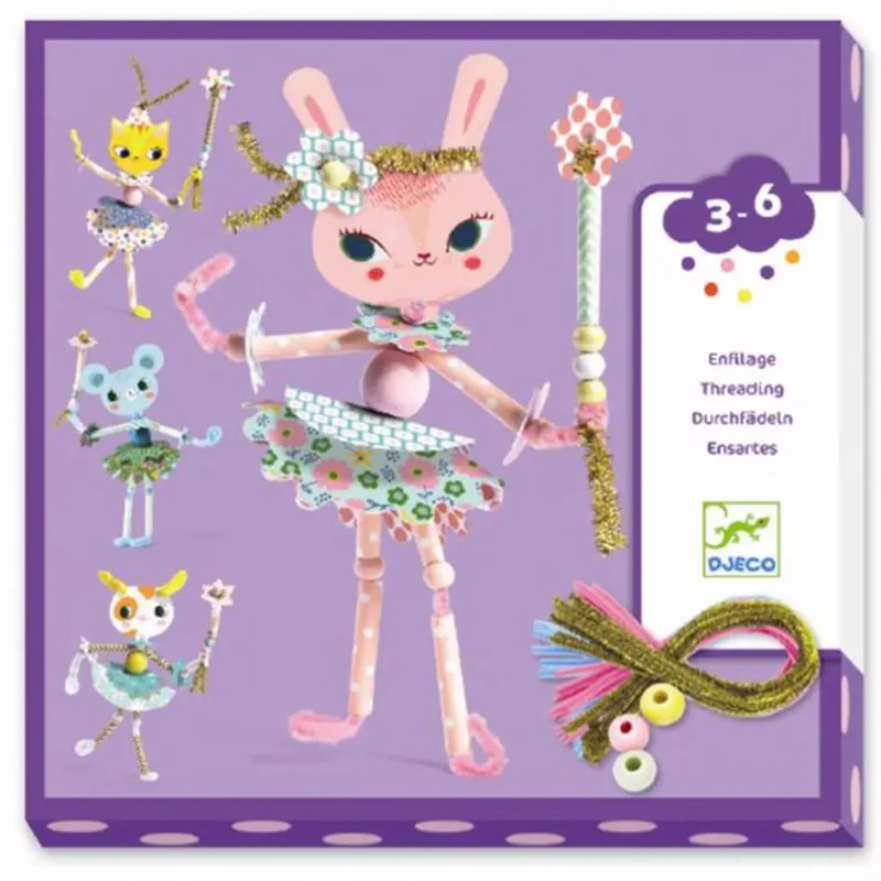 Djeco Lace-Up Cards My Fairies Snabb leverans