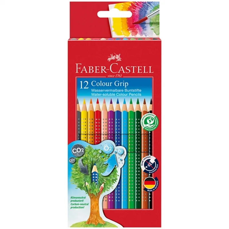 Faber Castell Grip 2001 Akvarel 12 Pencils Endast denna vecka