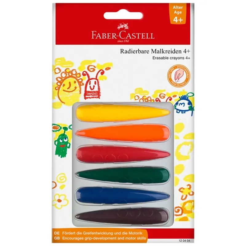 Premium Faber Castell Crayons 6 Colours