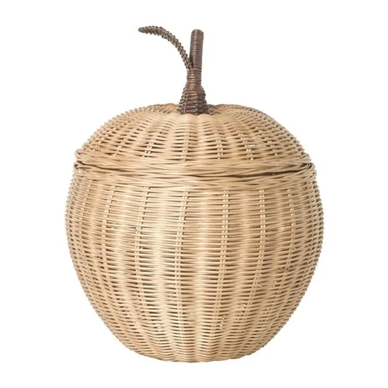 Lågt pris Ferm Living Flätad korg Äpple