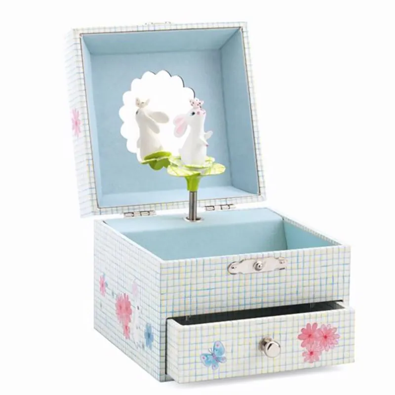 Djeco Jewlery Box with Music Rabbit Lågt pris
