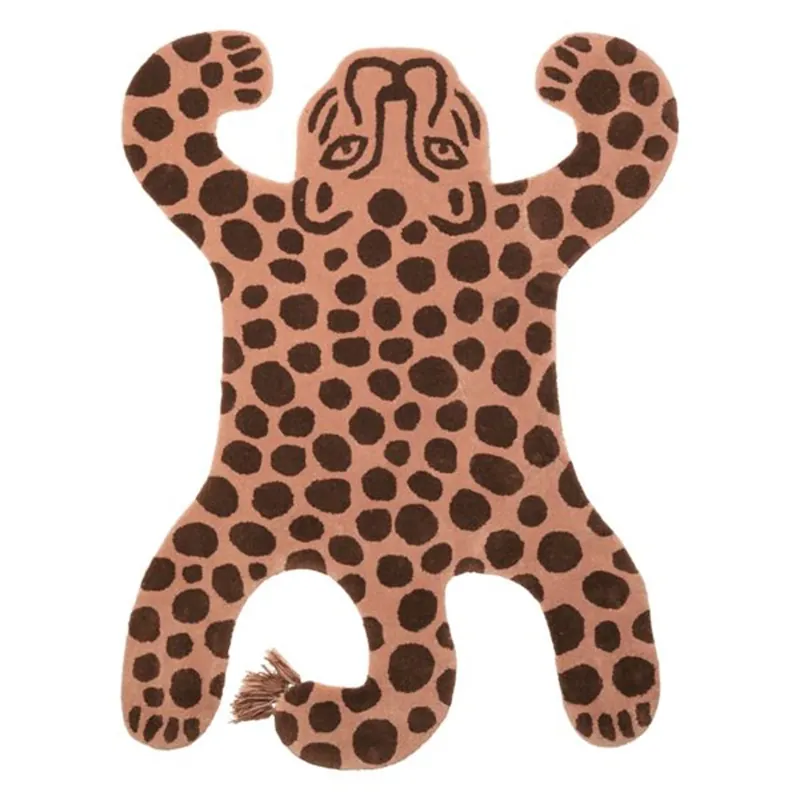 Ferm Living Safari Tufted Rug Leopard Snabb leverans