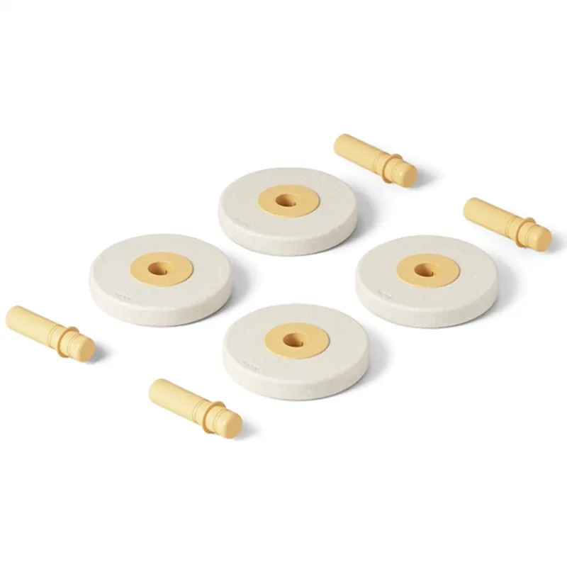 MODU Foam Wheels Sand Grey/Honey Yellow Handla nu