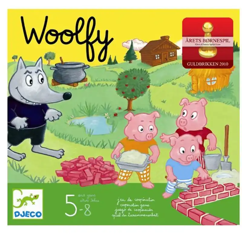 Köp nu Djeco Woolfy Vargen och de Tre Små Grisarna