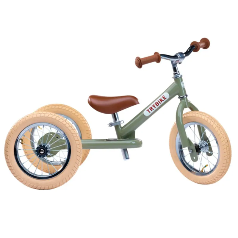 Billigare Trybike in Steel 3 Wheels Green