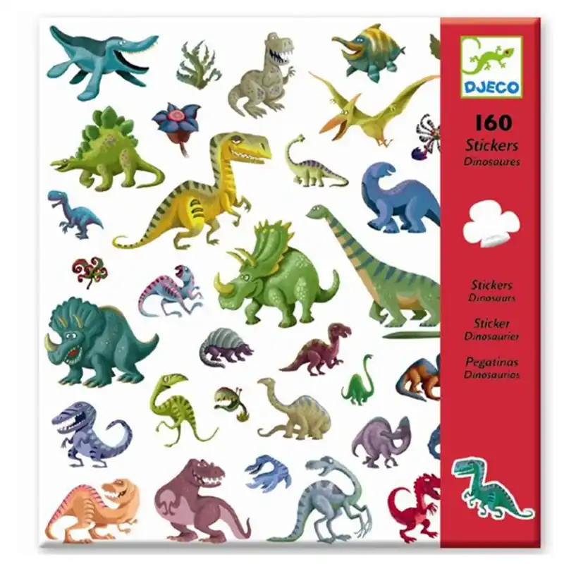 Djeco Stickers Dinosaurs prisnedsättning