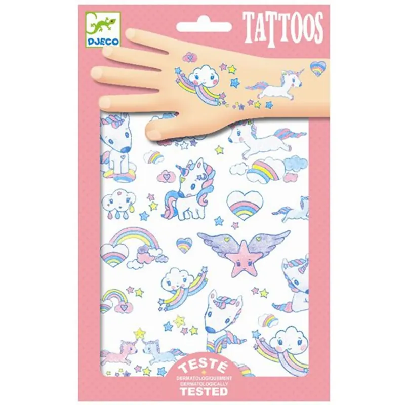 Lågt pris Djeco Tattoos Unicorn