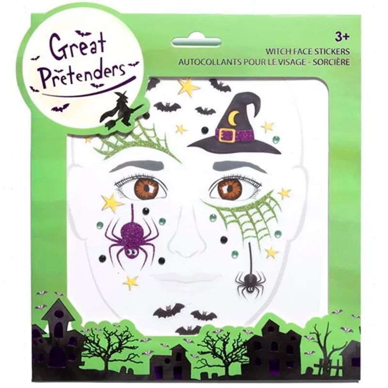 Great Pretenders Witch Face Stickers Begränsad tid