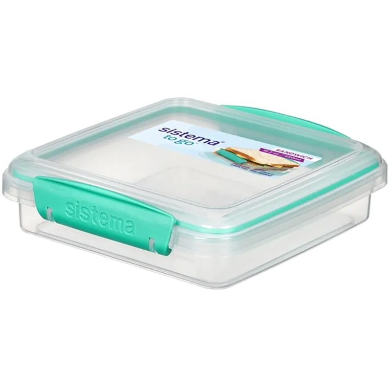 Sista chansen Sistema To Go Sandwich Lunchlåda 450 ml Minty Teal