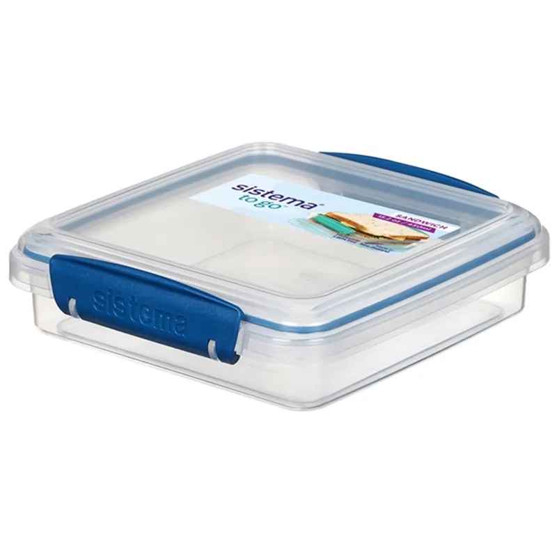 Sista chansen Sistema To Go Sandwich Lunchlåda 450 ml Ocean Blue