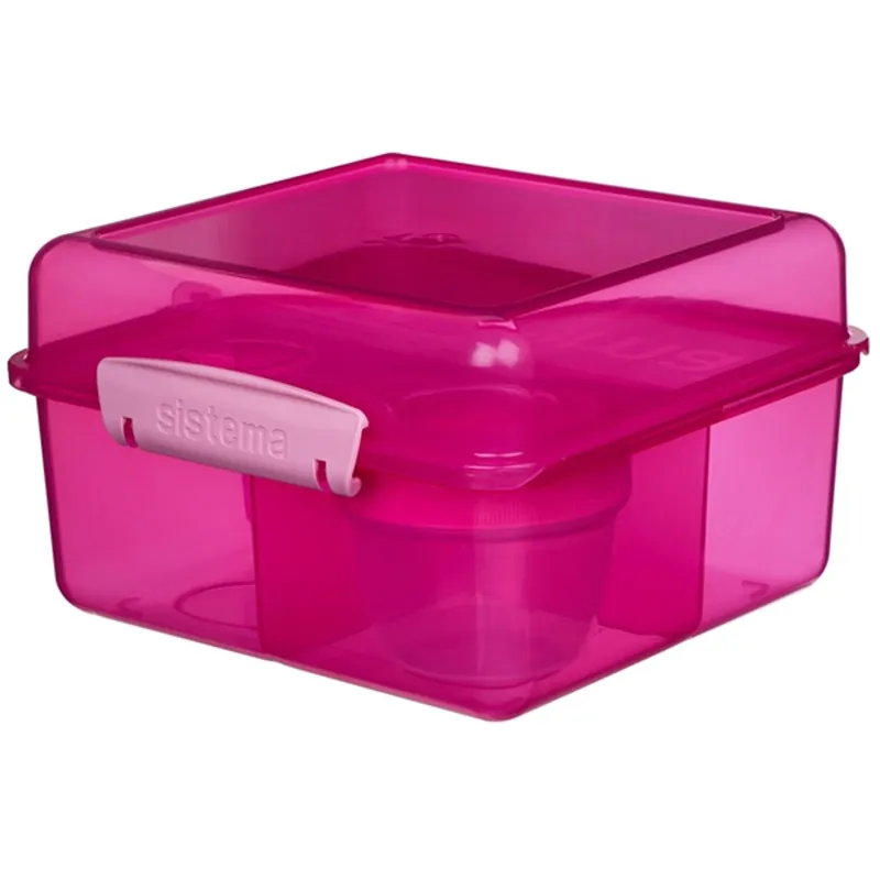 Sistema Lunch Cube Max Lunchlåda 2,0 L Pink Expressleverans