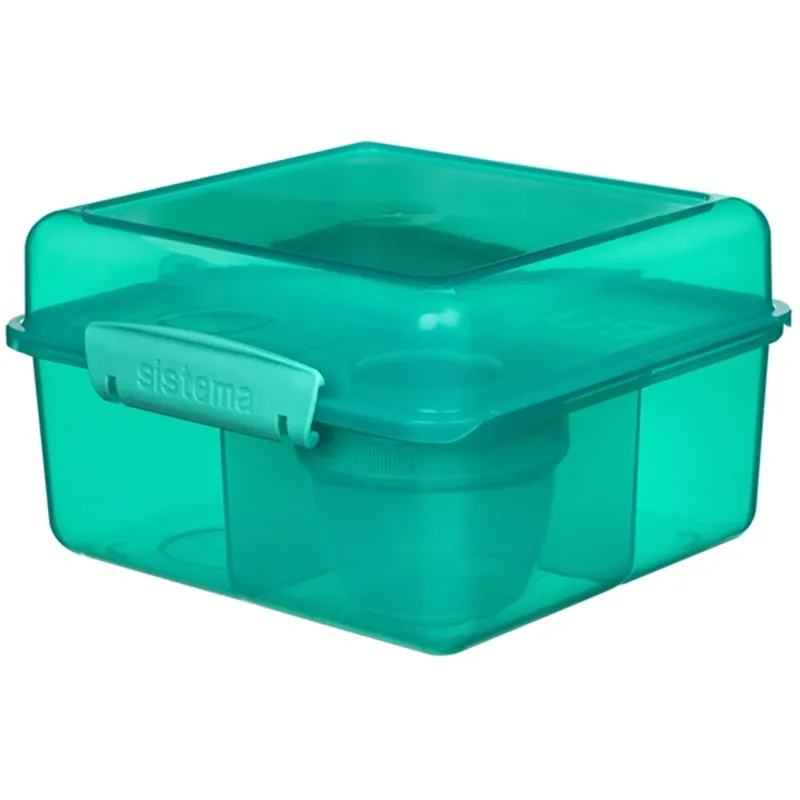 Sistema Lunch Cube Max Lunchlåda 2,0 L Teal Erbjudande