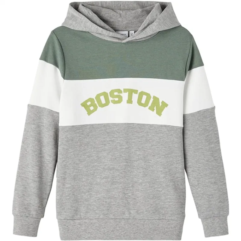 Populär Name It Grey Melange Hoodie