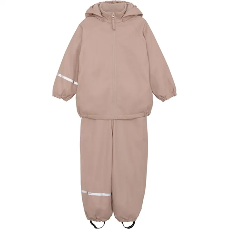 Säker betalning CeLaVi Regn Set m. Fleece Misty Rose