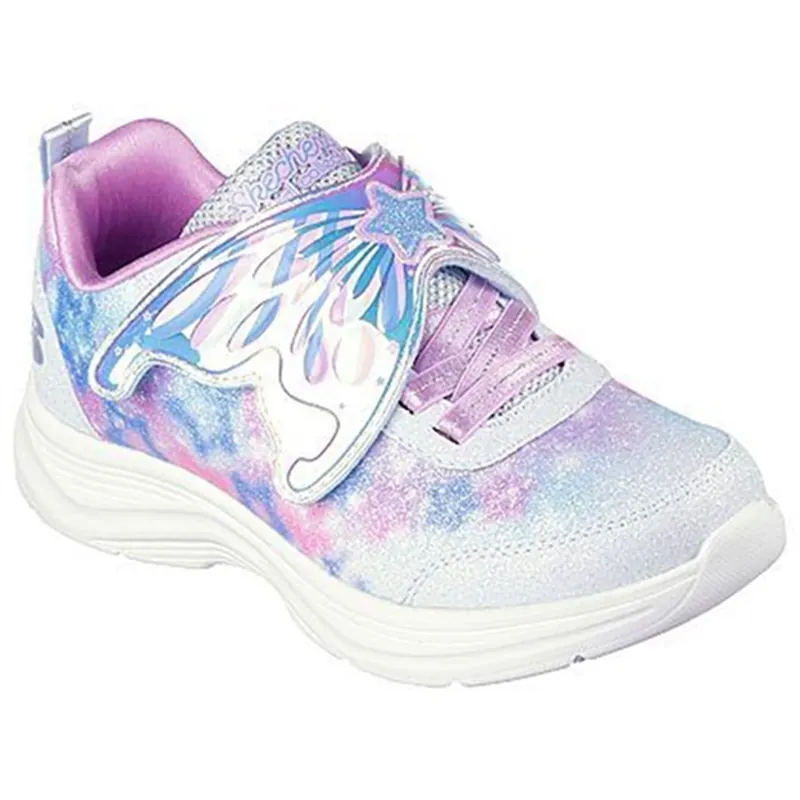 Skechers Glimmer Kichs Fairy Chaser Light Sneakers Light Blue Lavender Trygg betalning