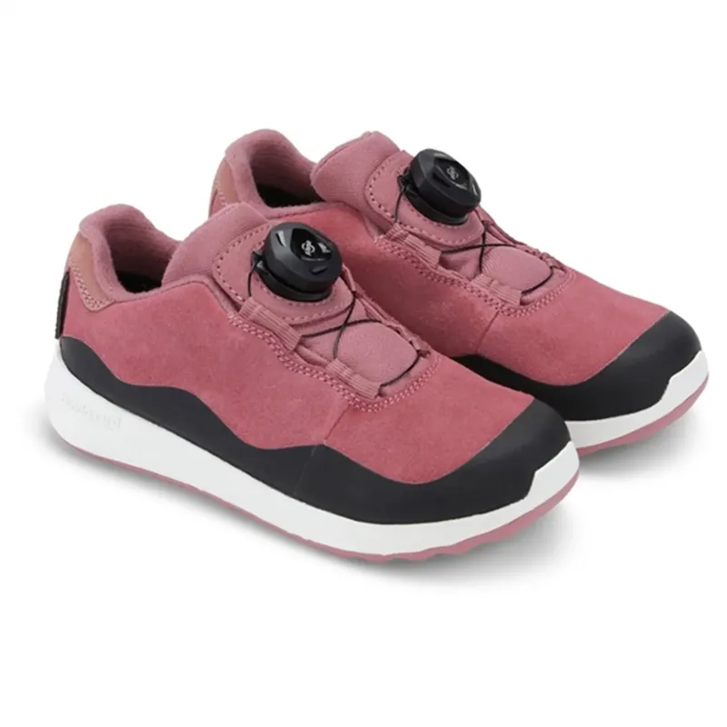 Fynd Bundgaard Dannie Lace TEX Sneakers Dark Rose Suede