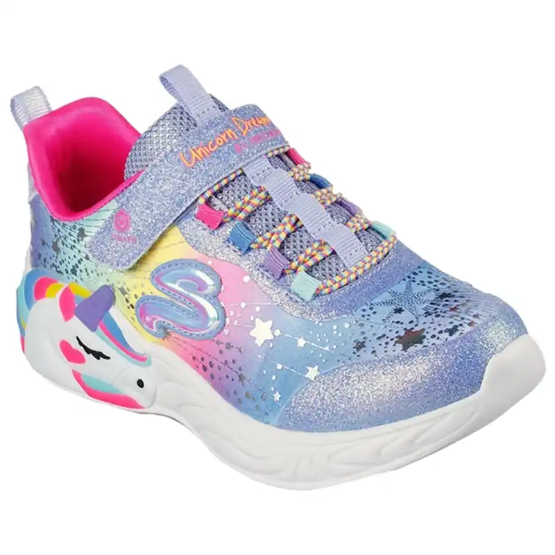 Skechers Unicorn Dreams Sneakers Blue Multi Lågt pris