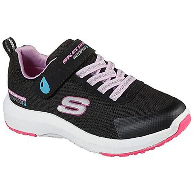 Endast idag Skechers Girls Dynamic Tread Misty Magic Waterproof Black Lavender