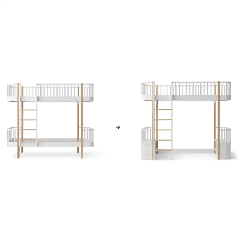 Oliver Furniture Wood Ombyggningskit Vit/Ägg Rabatter